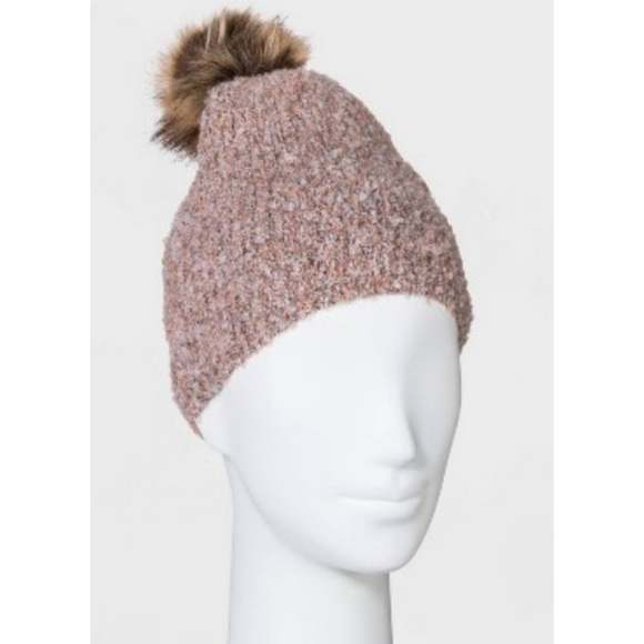 Universal Thread Knit Hat Boucle Beanie - Picture 1 of 3